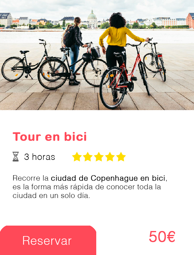 Tour guiado en bicicleta por Copenhague